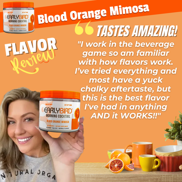 EarlyBird Morning Cocktail w/ FREE Cocktail Shaker, Gift Card, Custom Morning Routine, E-Book